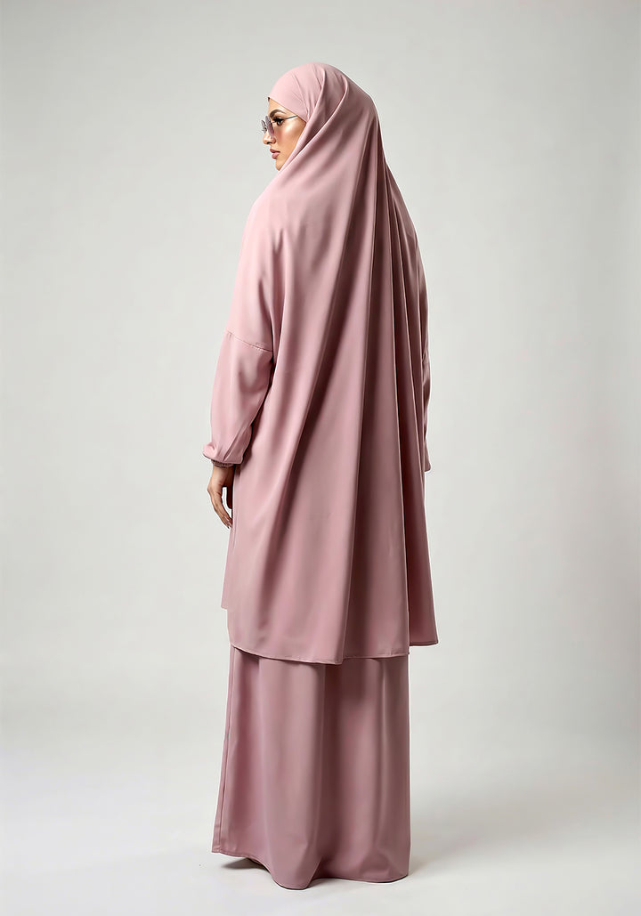 Two-Piece Jilbab - Pink