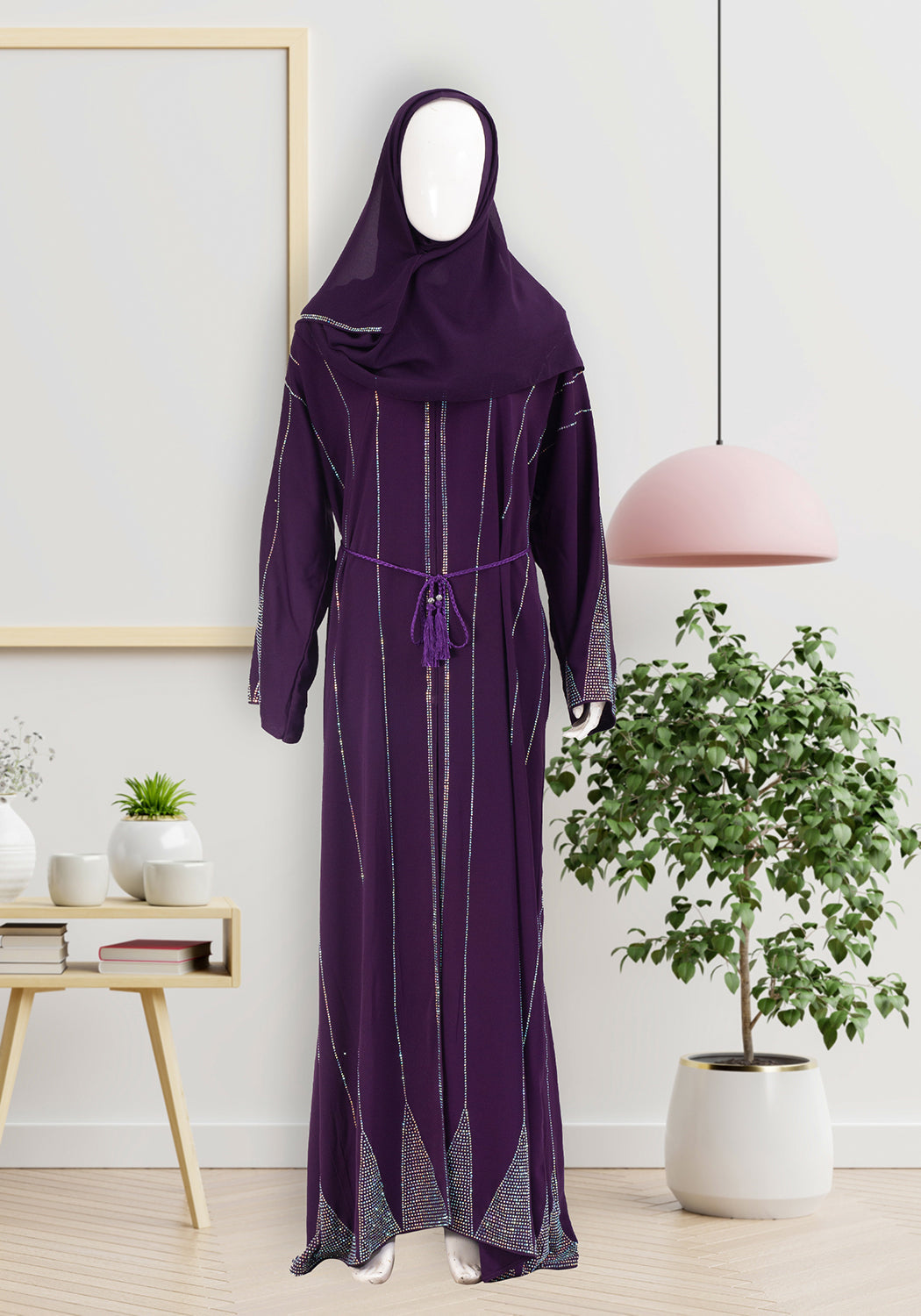 Sumaira Abaya - Lush Purple