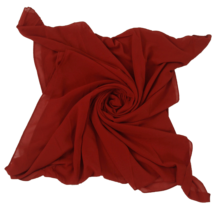 Scarlet Chiffon Hijabs