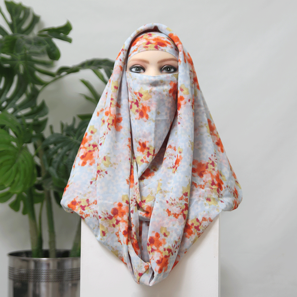 Georgette Vibrant Misri Hijab