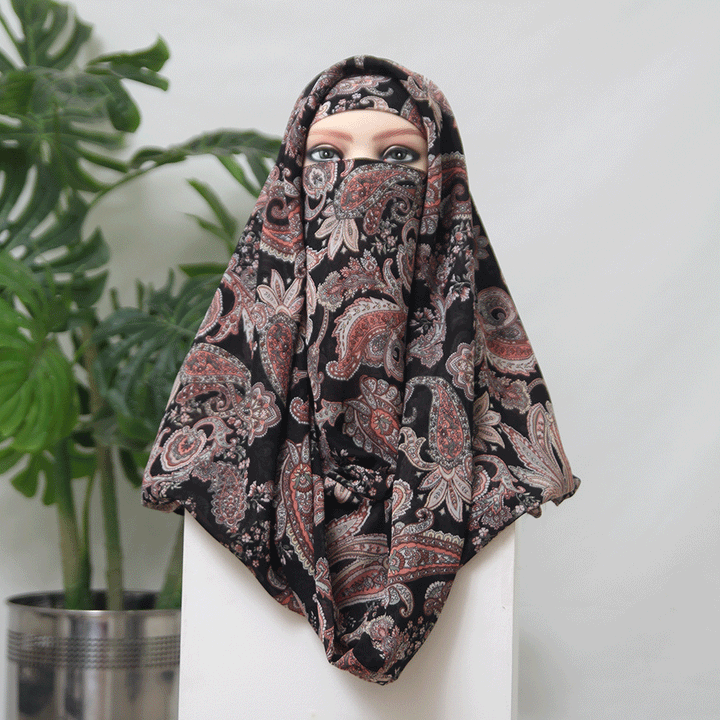 Georgette Zenith Misri Hijab