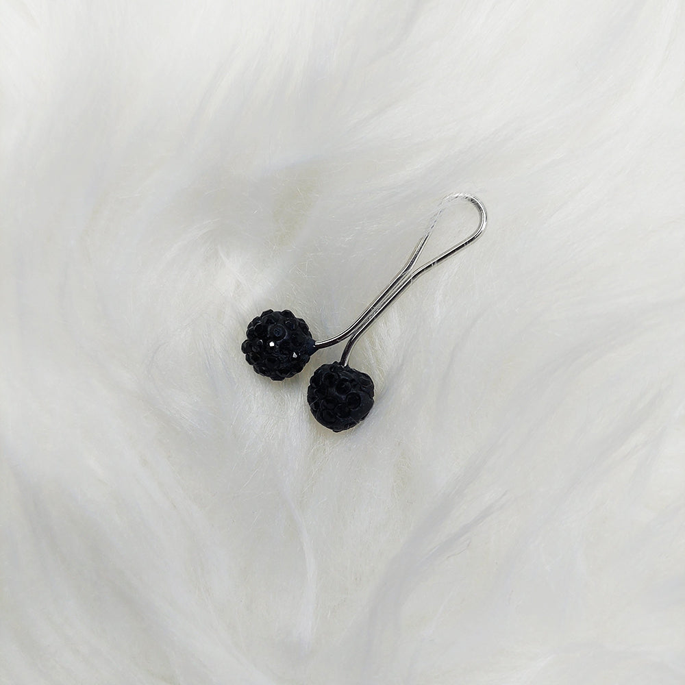 Crystal Black pin-less Hijab Pin