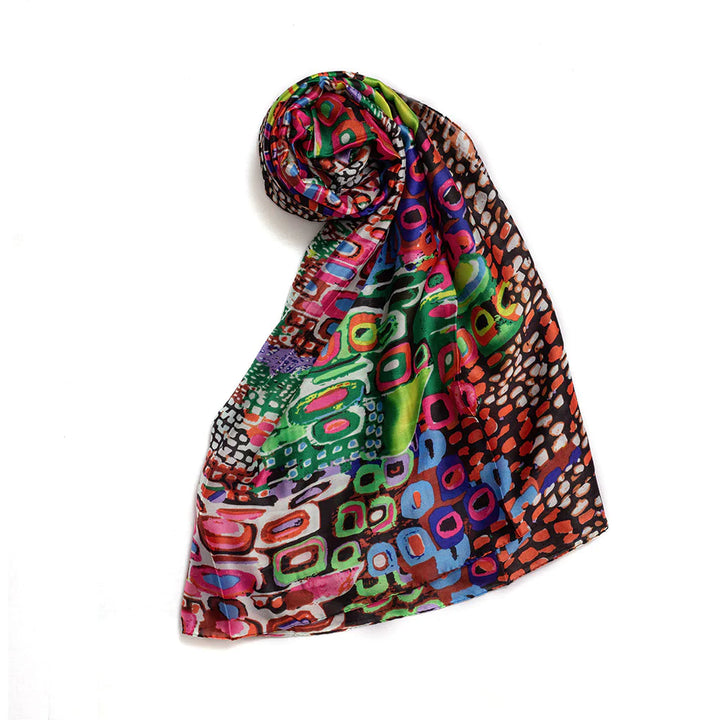 Farah Mix Forest Silk Hijab