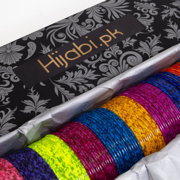 Pattern colorful bangles